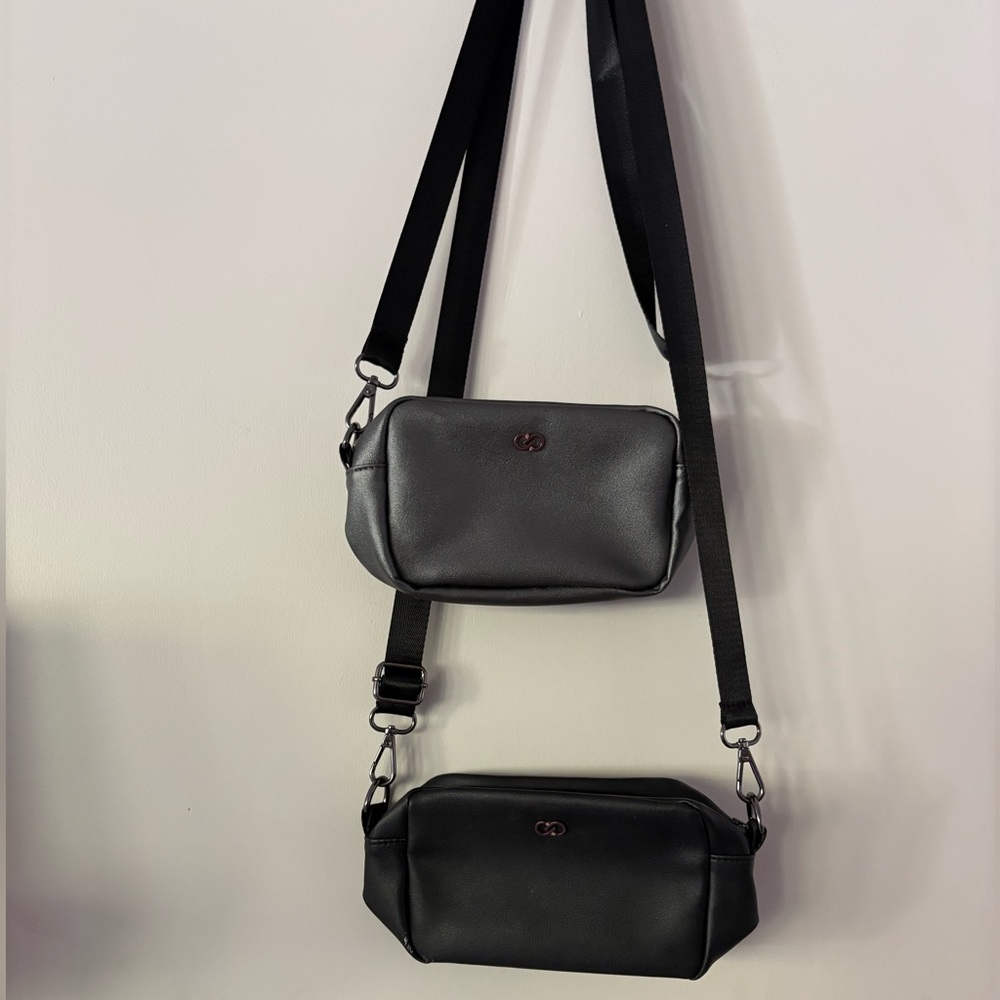 CALIA by Carrie Underwood Black Crossbody Bags (set of 2)